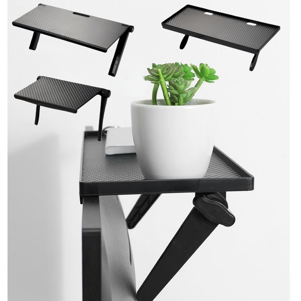 1PC Computer and TV Screen Storage Rack Wireless Router Set-top Box Rack No Perforated Storage Tool 