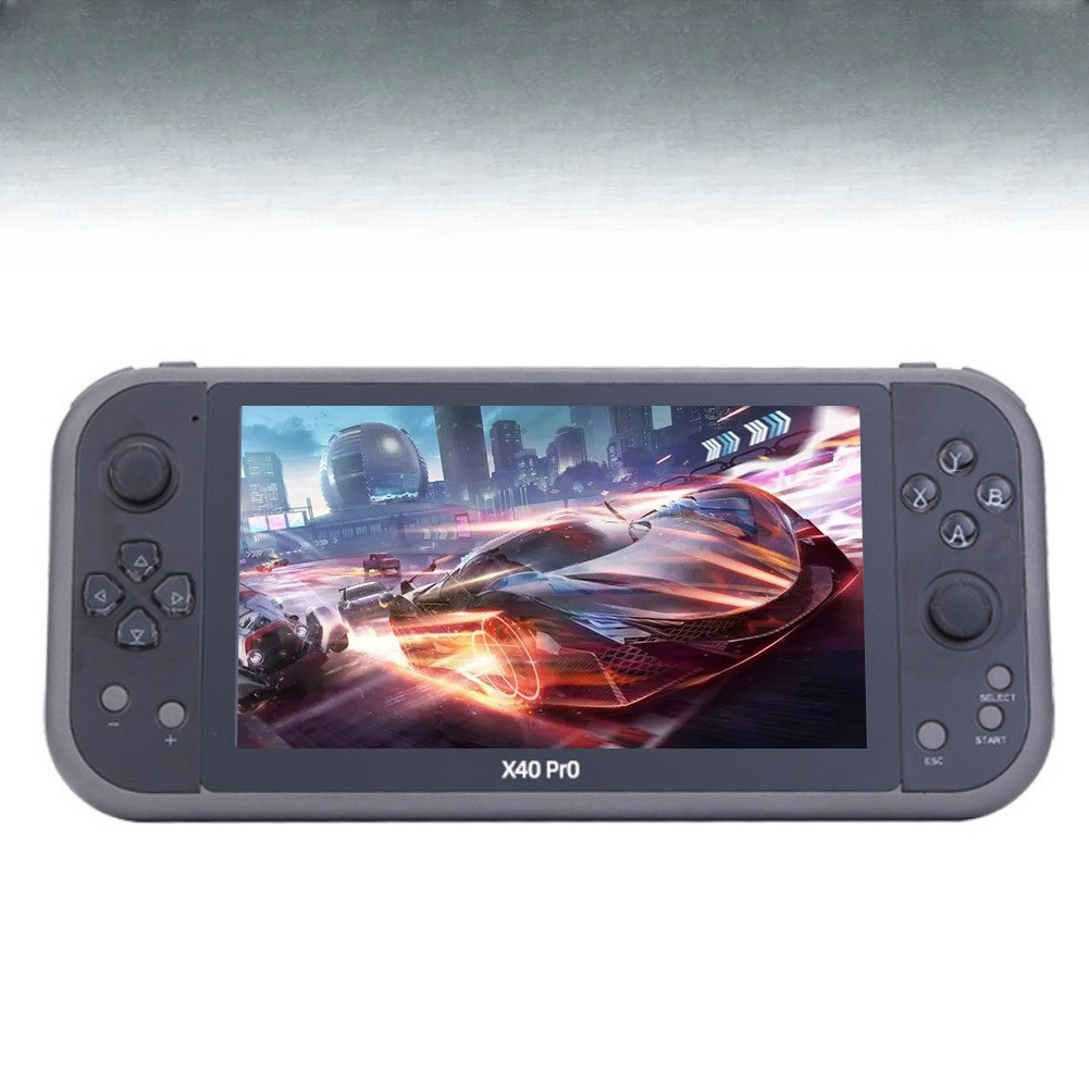 X40 Pro Video Game Console 7 Inch HD Screen Portable Retro Video Game Console Built-in 10000 Games S
