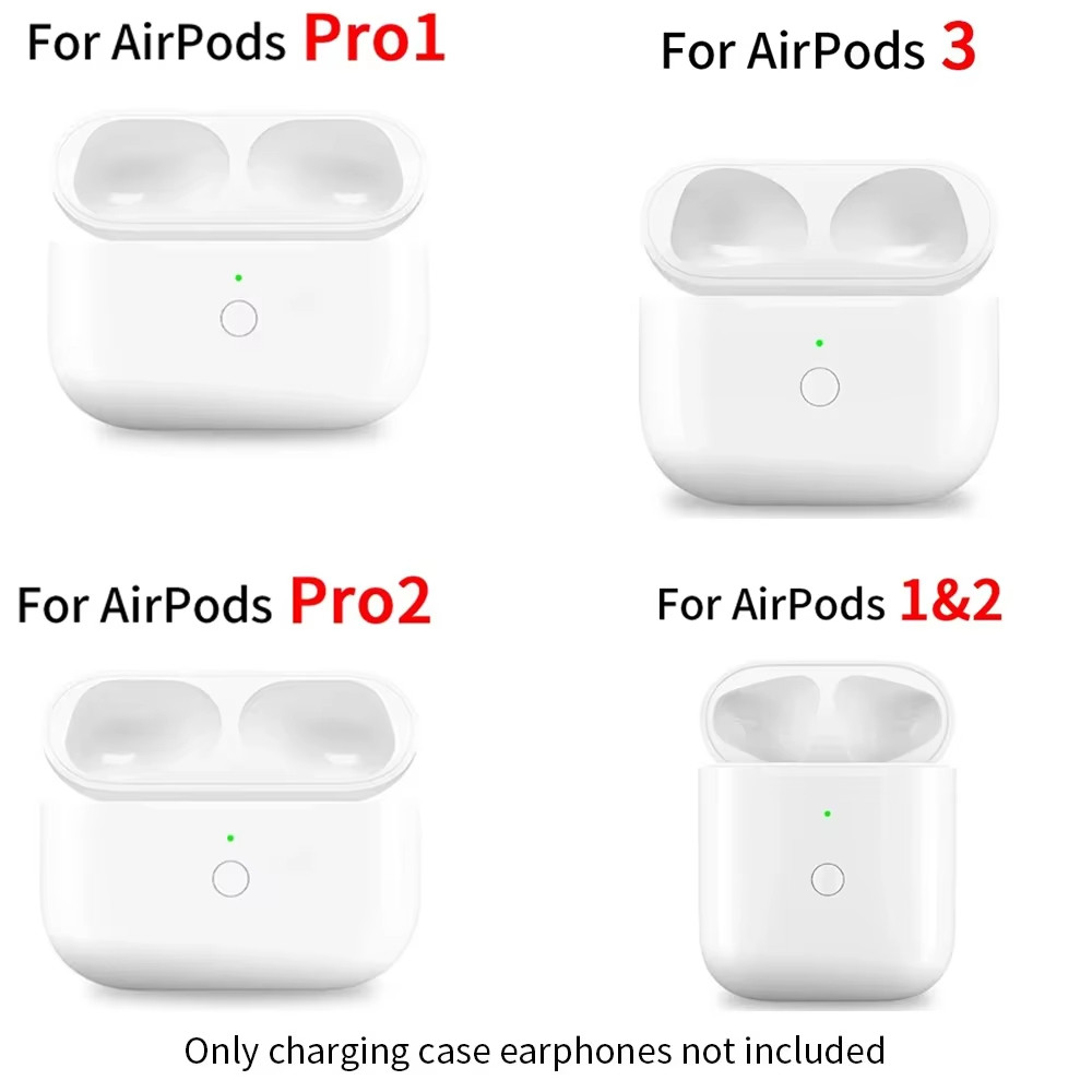 For AirPods Pro 1&2 Charger Case Bluetooth Headphone Wireless Charging Box For AirPods 1 2 3 Chargin