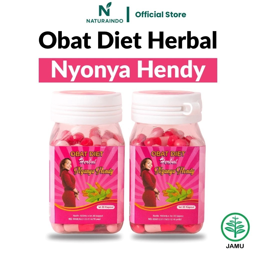 LINK Nyonya Hendy Herbal Diet Botol Kapsul Ampuh isi 30kapsul ready yes...