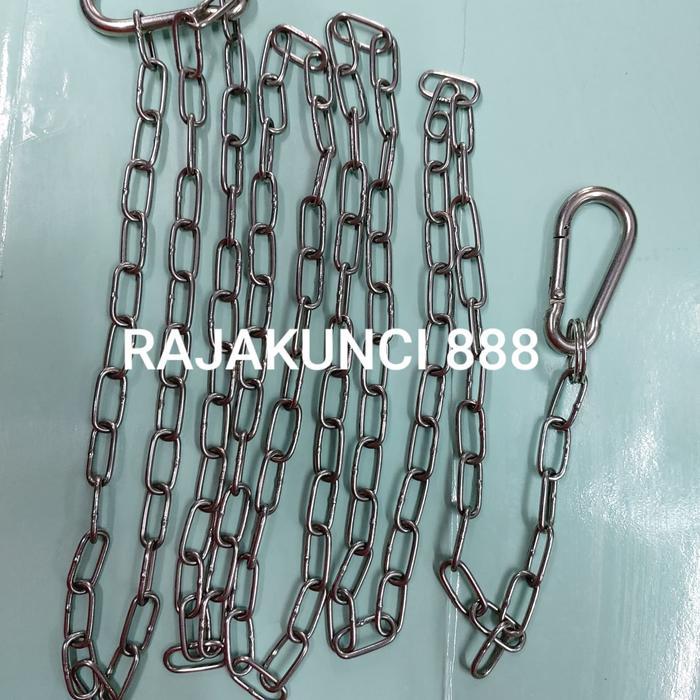 Rantai anjing stainless besar / Rantai anjing / Tali anjing / Rantai - 3 Meter