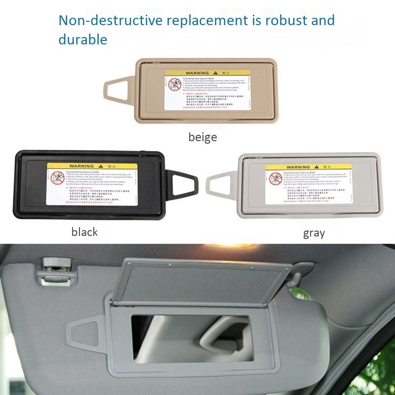 N68R--Car Sun Visor Shield Shade Board Mirror Cover Replacement For Mercedes Benz S Class W220 1998-