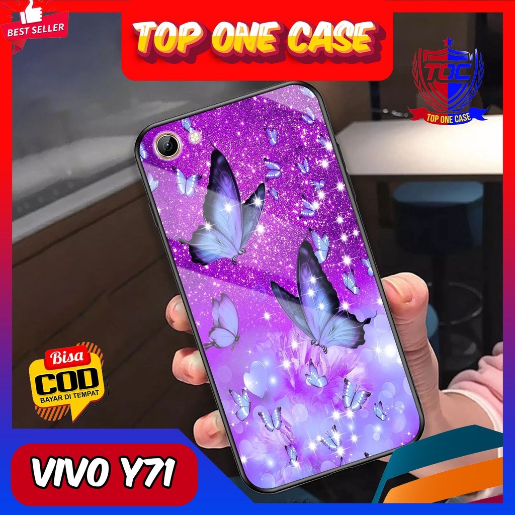 Case VIVO Y71 - Casing VIVO Y71 Terbaru Top One Case [ MOTIF BUTTERFLY ] Casing Hp VIVO Y71 - kesing