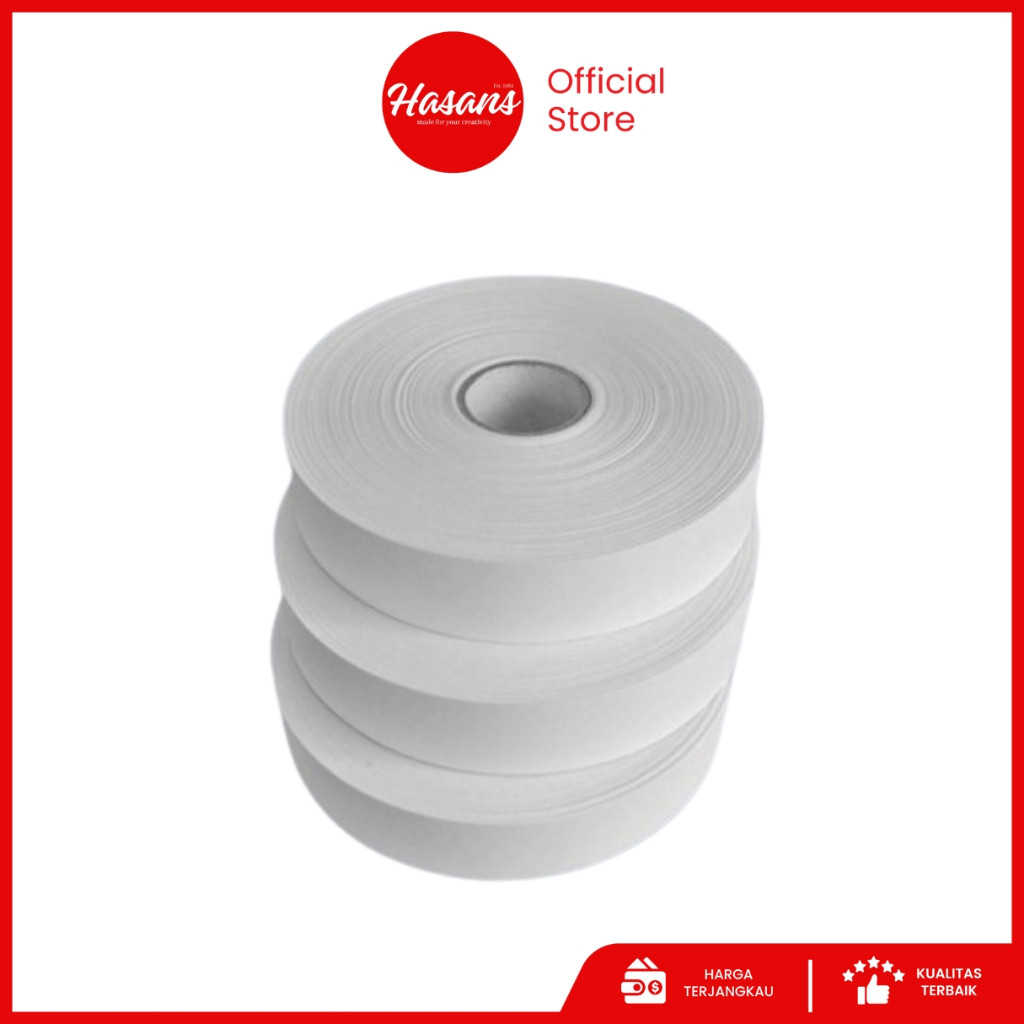 Hasans / [1 Roll] Pita Label 1 Inch / Pita Label 2.5 Cm / Pita Laundry Roll / Pita Label Penanda Pak