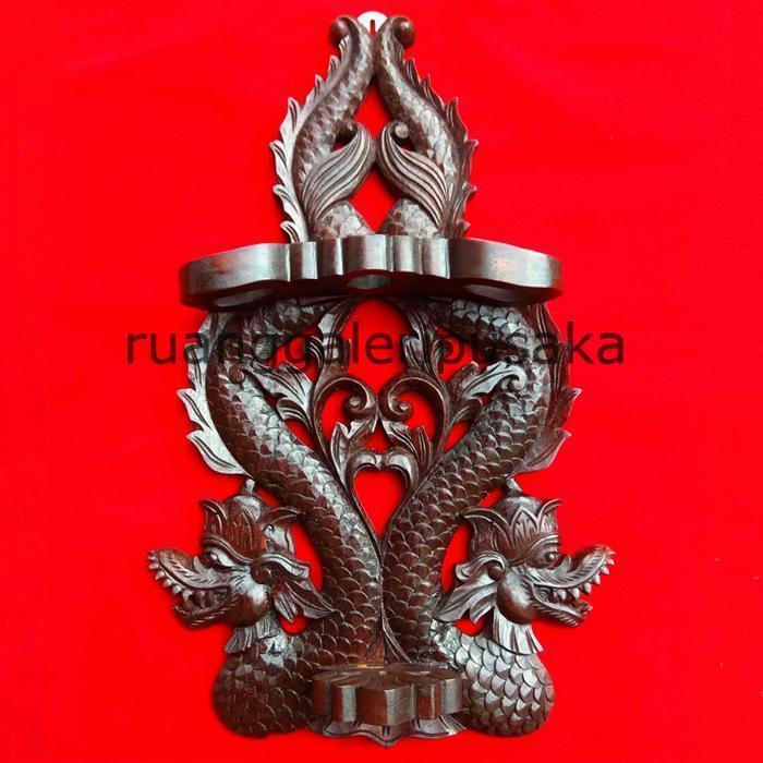 Blawong Keris Tombak Pusaka Isi 3 Ukir Naga RGP43543