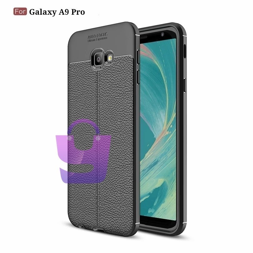 Case SAMSUNG A9 PRO 2016 / Case SAMSUNG C9 PRO 2016 Casing Soft AUTO FOCUS Leather Jelly TPU