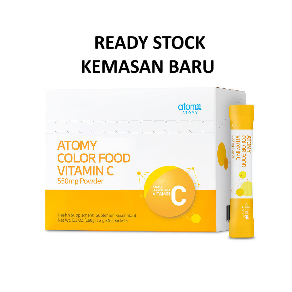 Atomy COLOR FOOD VITAMIN C  1 box isi 90 sachet | colorfood vit c HALAL BPOM | SCA