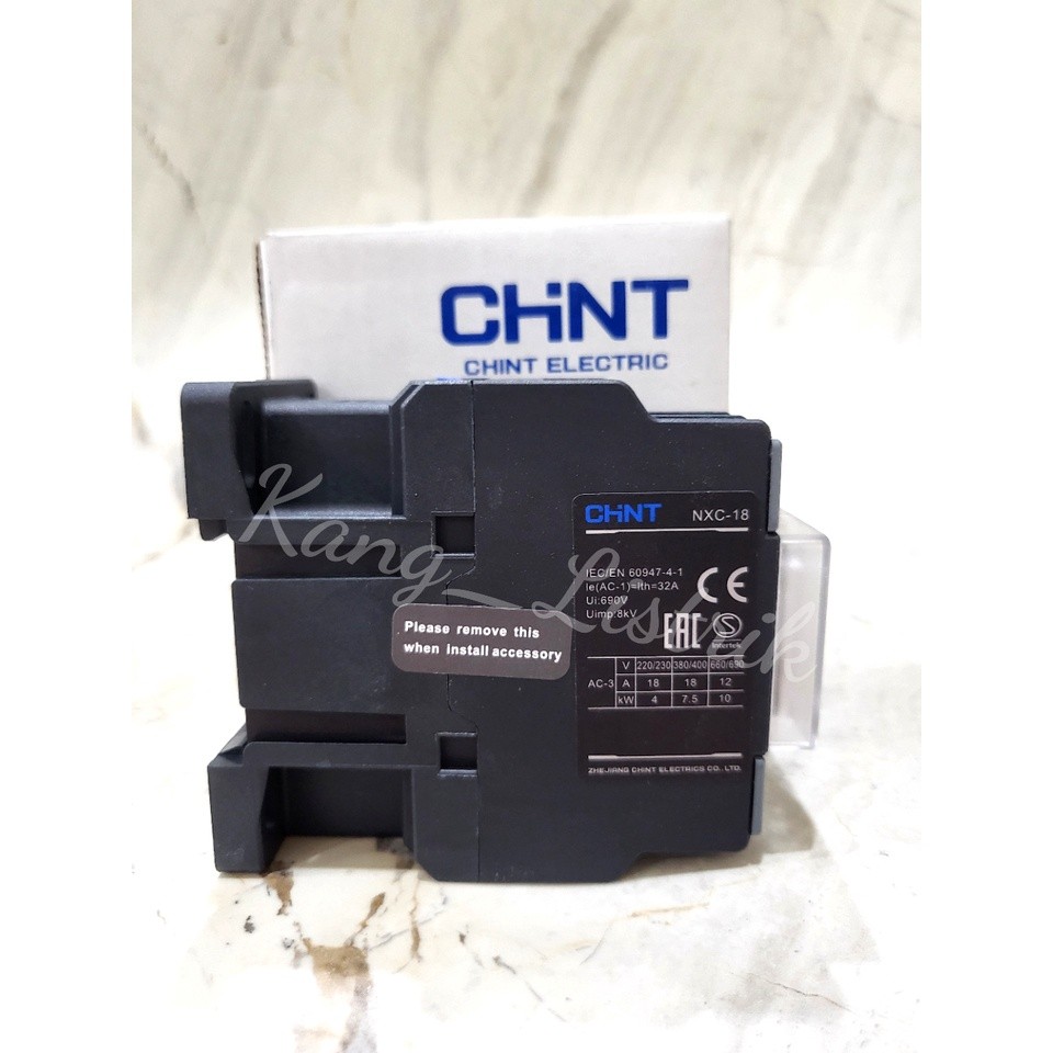 Kontaktor CHINT NXC18 Magnetic Contactor CHINT NXC-18 220V