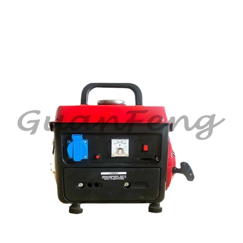 650W  portable generator mini micro frequency 220V household portable mute manual generator