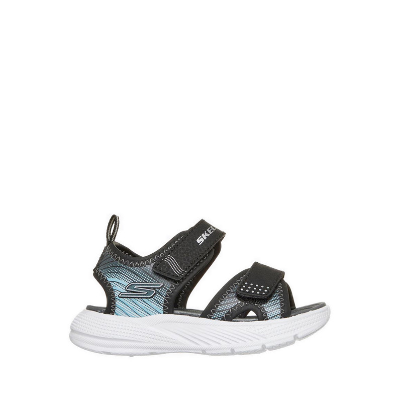 Skechers Microspec-Splash Boy's Lifestyle Sandals (Play School) - Black