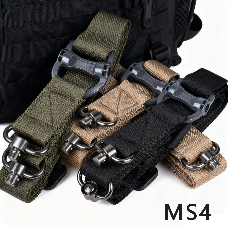 Tactical Rifle Slings Ruger MS4 MS3 Sling QD Mount 10/22 Nylon Gun Strap Metal Safety Straps For HK4