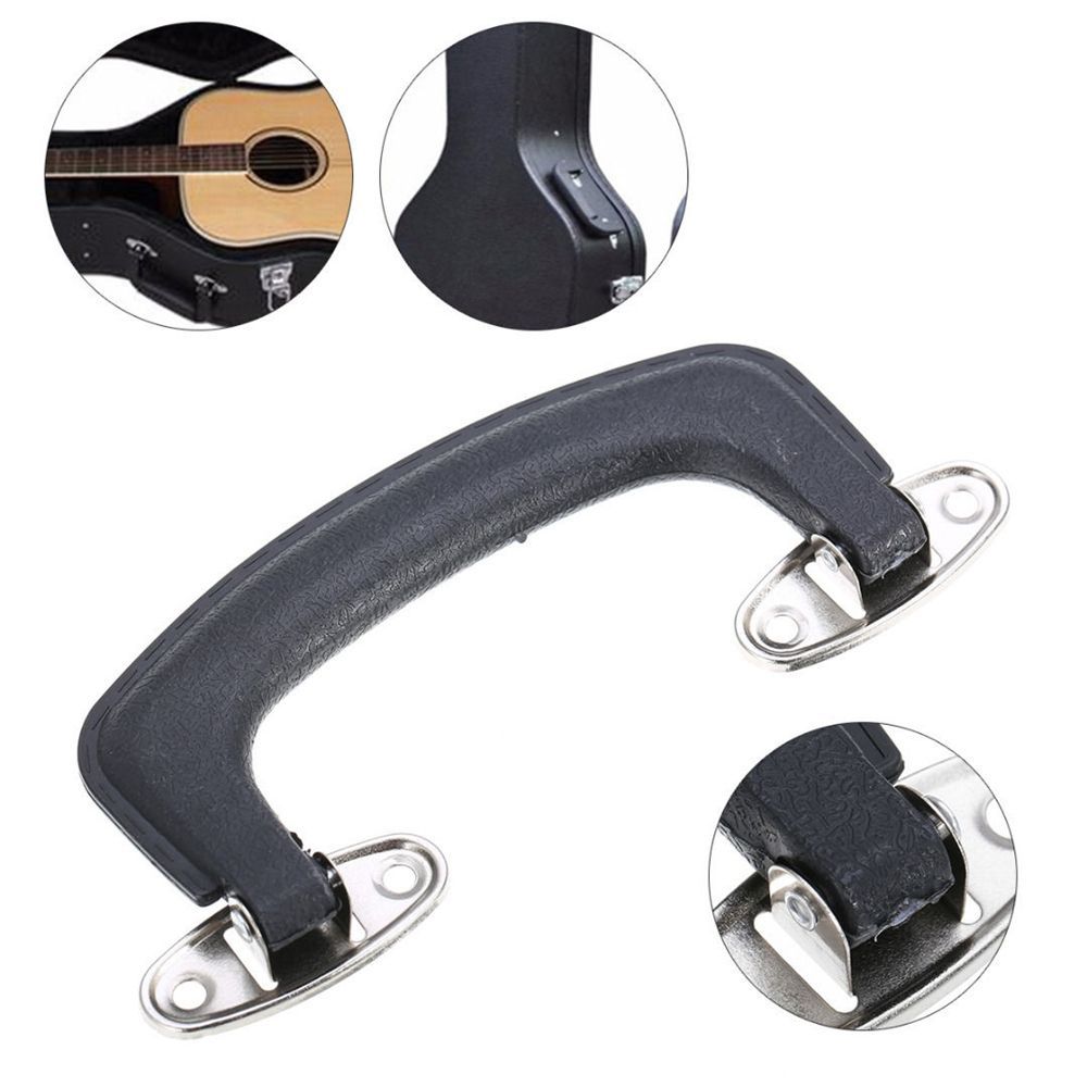Pegangan Plastik Hitam 152mm Untuk Penggantian Pegangan Tas Gitar, Koper, Kotak, Pegangan Koper, Aks