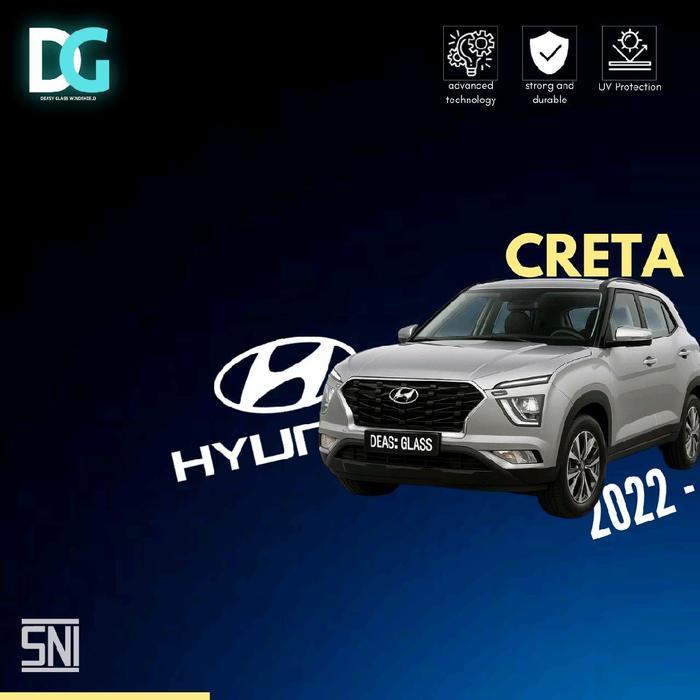 Kaca Depan dan Belakang Hyundai Creta 2022–