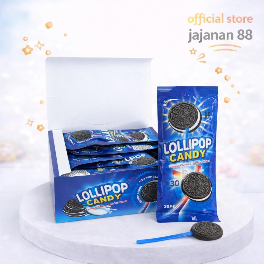 Permen Lollipop Candy Oreo DSM isi 30 pcs