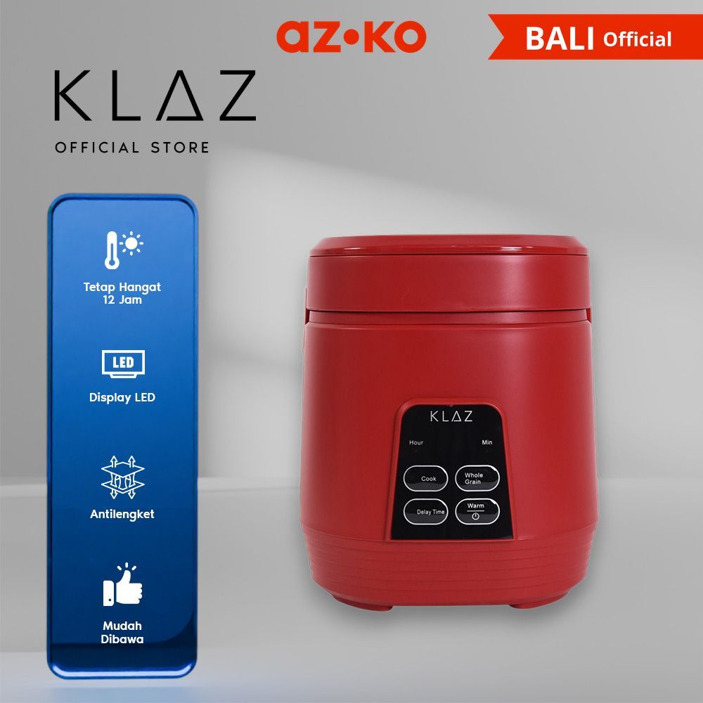 AZKO Klaz 300 ml Rice Cooker Digital Mini Magic Jar Magic Com Penanak Nasi Alat Masak Beras Elektron