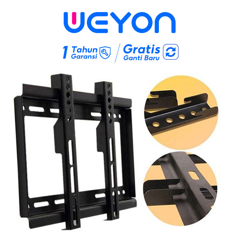 Weyon Bracket TV Dudukan LCD LED  TV Yang Dapat Disesuaikan[19 inch-43 inch]