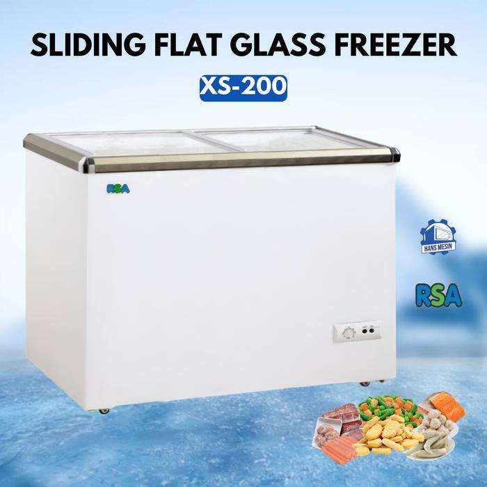 RSA Sliding Chest Freezer 171 Liter XS-200