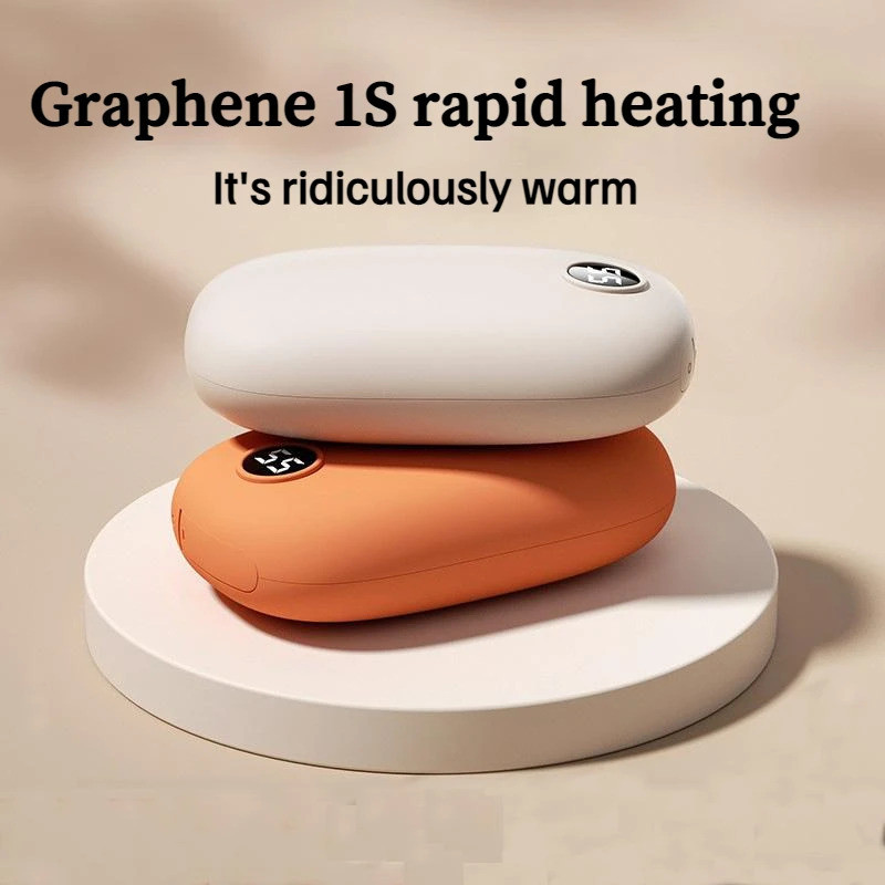 10000mAh Portable Hand Warmer USB Rechargeable 2In1 Power Bank Winter Electric Heater Warmer For Col