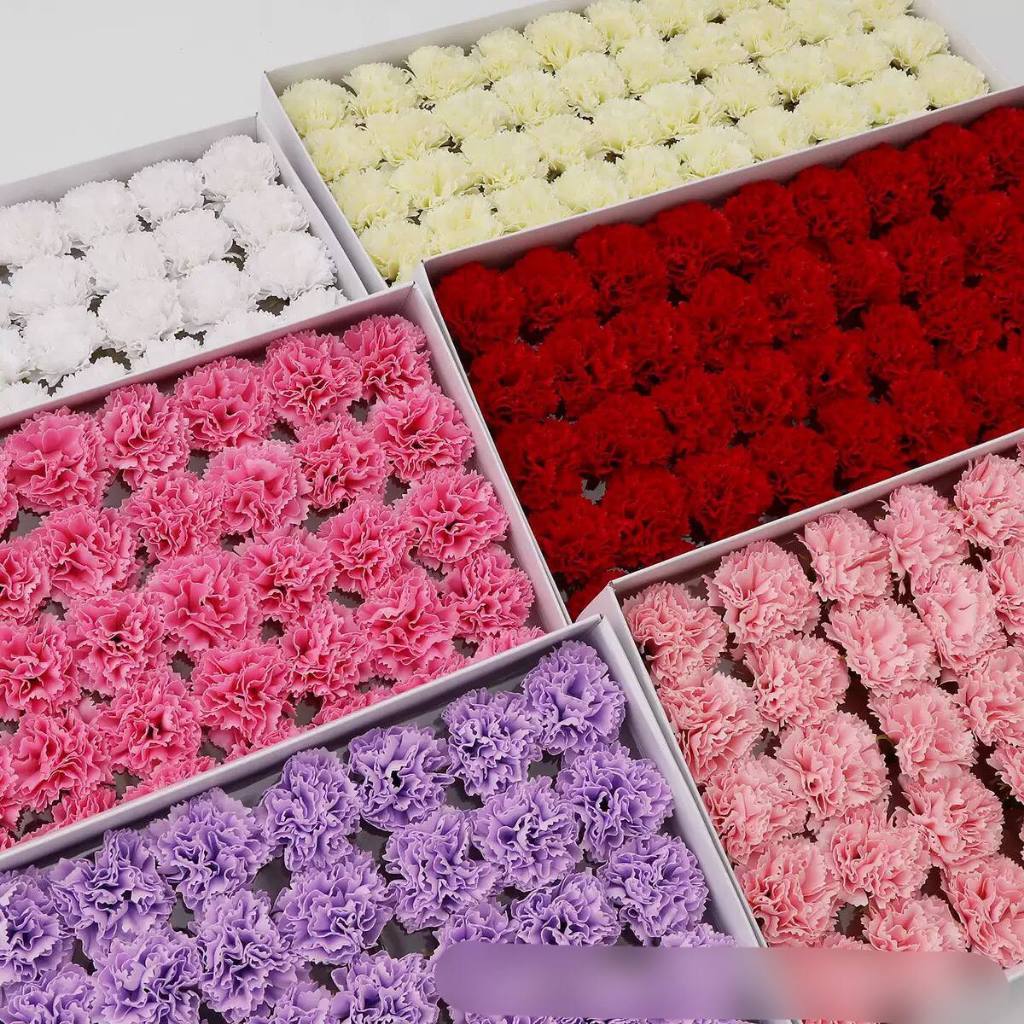 1BOX Bunga Kuntum Carnation soap/ Bunga Sabun Carnation/Flower Soap Carnation/ Bouquet Bunga Sabun