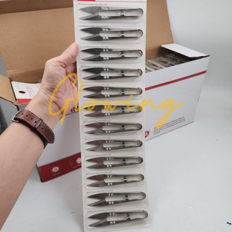 (PER PCS) - GUNTING BUAYA PREMIUM STAINLESS ANTI KARAT - GUNTING BENANG KAIN GUNTING CEKRIS BUANG BE