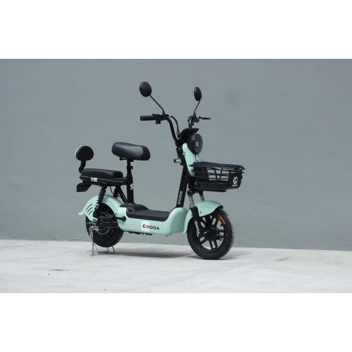 Sepeda Listrik Goda 125 Golden New Mango 48V 12AH Electric Bike - Green