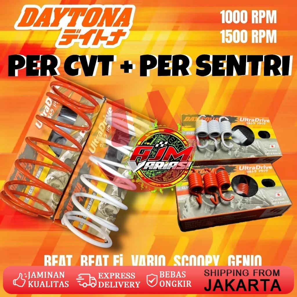 Per CVT Daytona 1000RPM 10% Beat - Scoopy FI ESP Genio Per CVT Original Daytona Racing Scoopy 2021