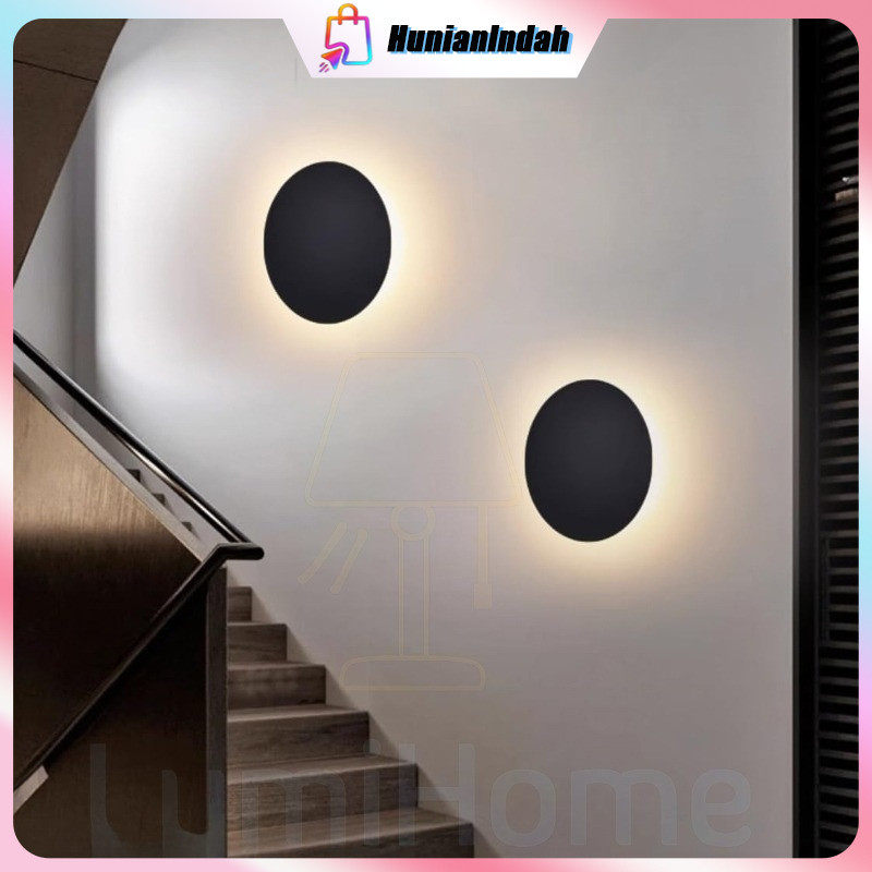LumiHome Lampu Dinding Bulat Full Moon 13cm / 20cm Outdoor Wall Lamp IP65 Tahan Air