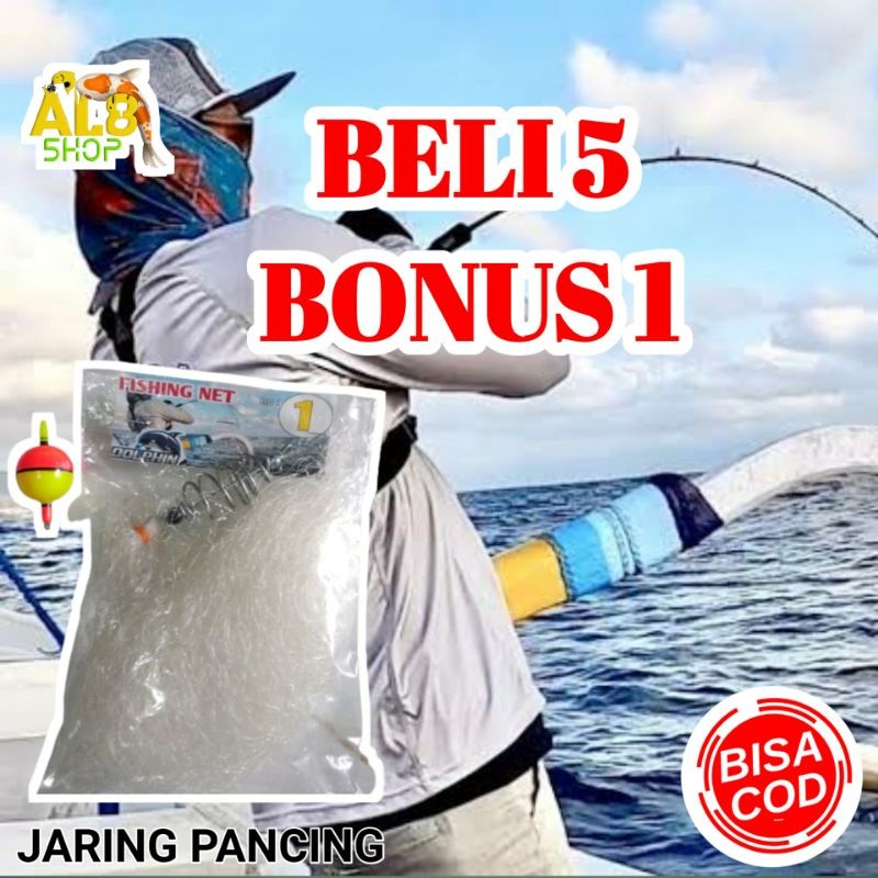 jaring pancing bom net segitiga ikan kecil wader nila