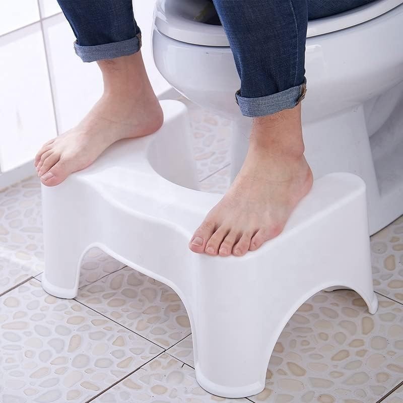 Footrest Bangku Toilet Ergonomis Pijakan Kaki Anti Slip WC Penambah Sudut Jongkok Kloset Duduk Kursi
