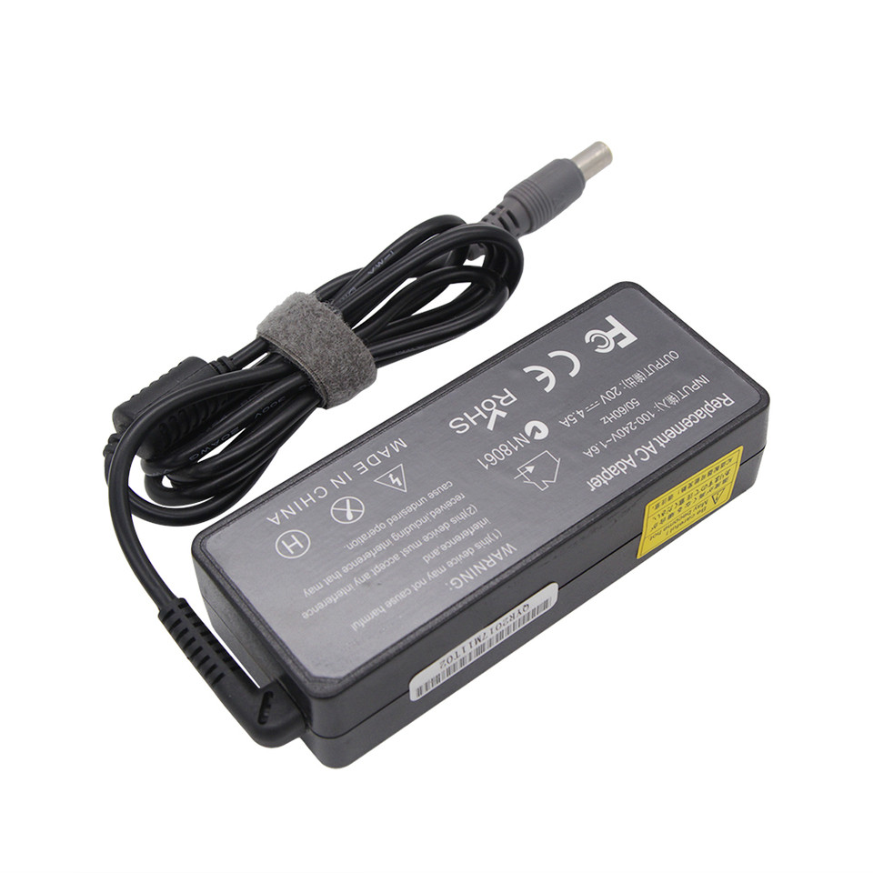 20V 45A 90W 79*55mm 8 pin AC Laptop Adapter For Lenovo T6 R6 Z6 X6 X200 X300 3000 C100 T60 E125 E430