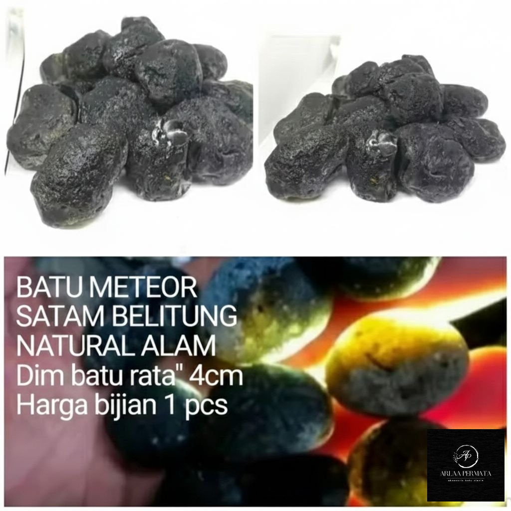 batu Satam meteor Belitung asli