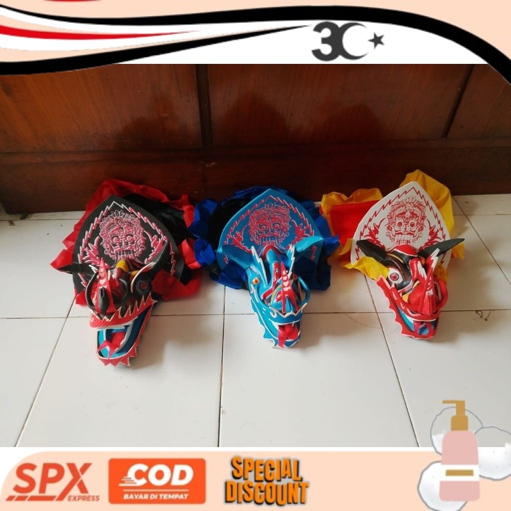 PROMO TERBARU 2026 Caplokan Barongan Naga Spon NVM