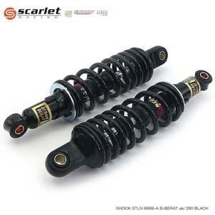 SCARLET RACING Shock Motorcycle Skok Setelan 8999 A B Berat UK 280 320 340 360 mm Foto - 280 MM, Chr