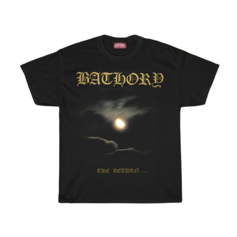 (COD) KAOS / T SHIRT / BATHORY / KAOS BAND BATHORY THE RETURN