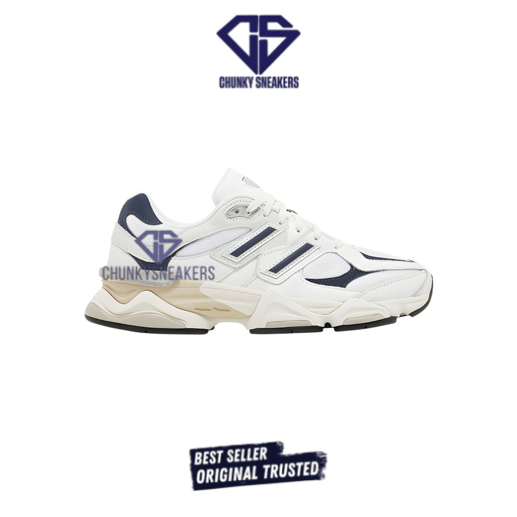 Sepatu New Balance  9060 White Navy 100% Original BNIB