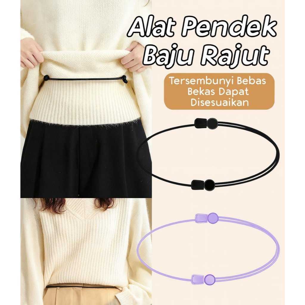 Sabuk Tali Ikat Pinggang Tersembunyi | Alat Pemendek Baju Wanita | Adjustable Hidden Shortener  Shir