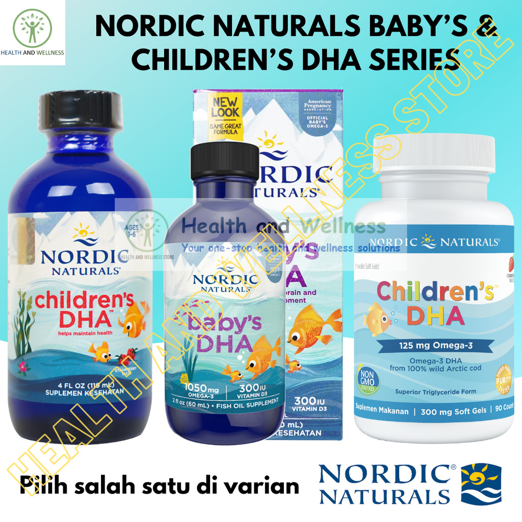 Nordic Naturals Baby Children Dha Series 60 119 Ml 90 Softgels