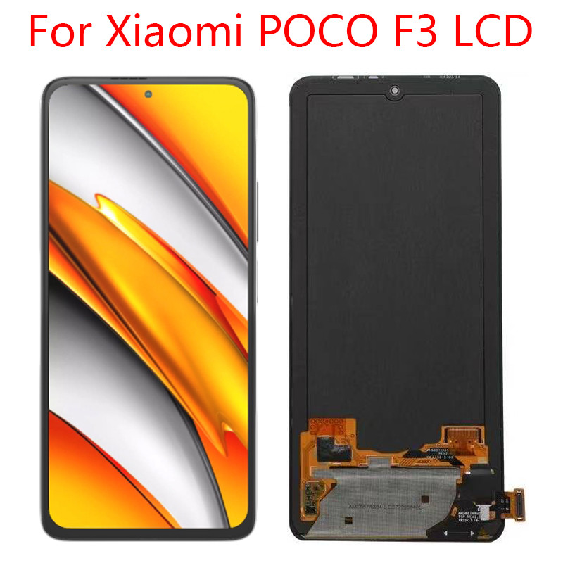 6.67" AMOLED For Xiaomi Poco F3 M2012K11AG LCD splay Touch Screen gitizer For Poco F3 Pro Assembly R