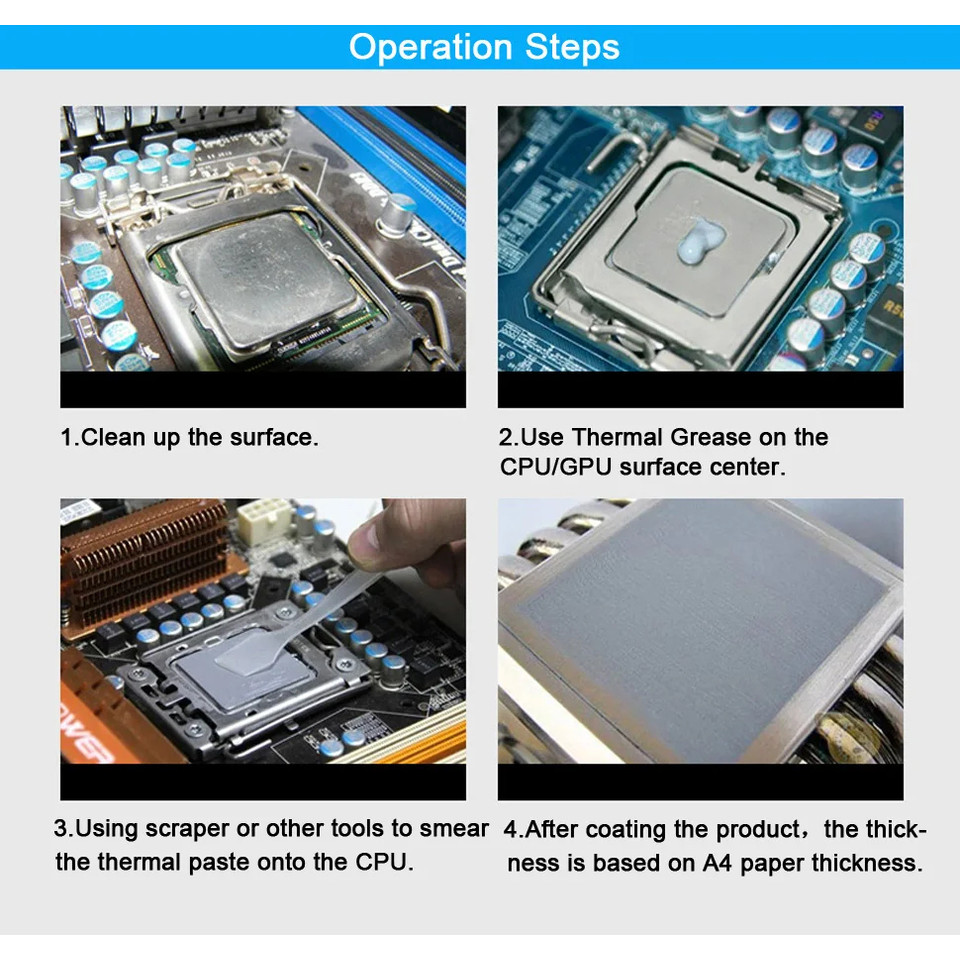 New Thermal Conductive Grease Silicone Thermal Paste 7g 15g 30g GD900 GD007 Heatsink Compound For PC