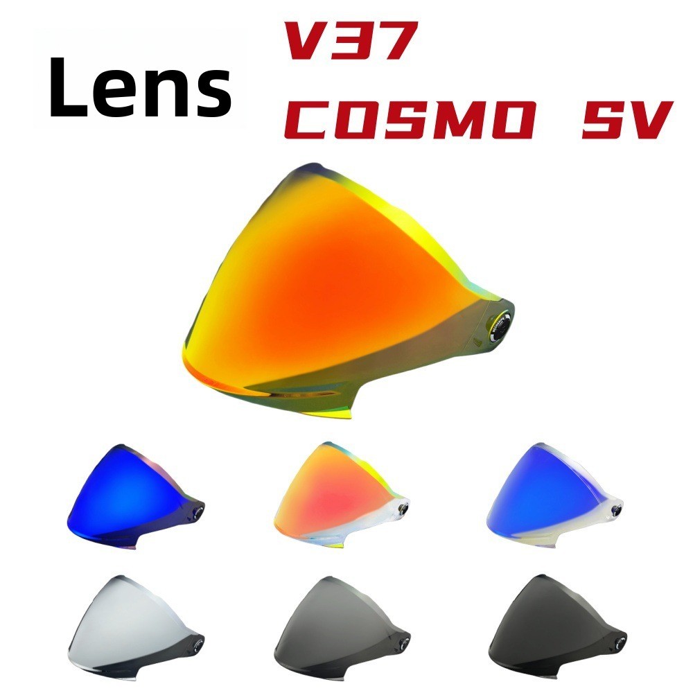 Starry Half Helmet V37 Cosmo SV Lens Motorcycle Sunscreen Night Vision Day Night Universal Motorcycl