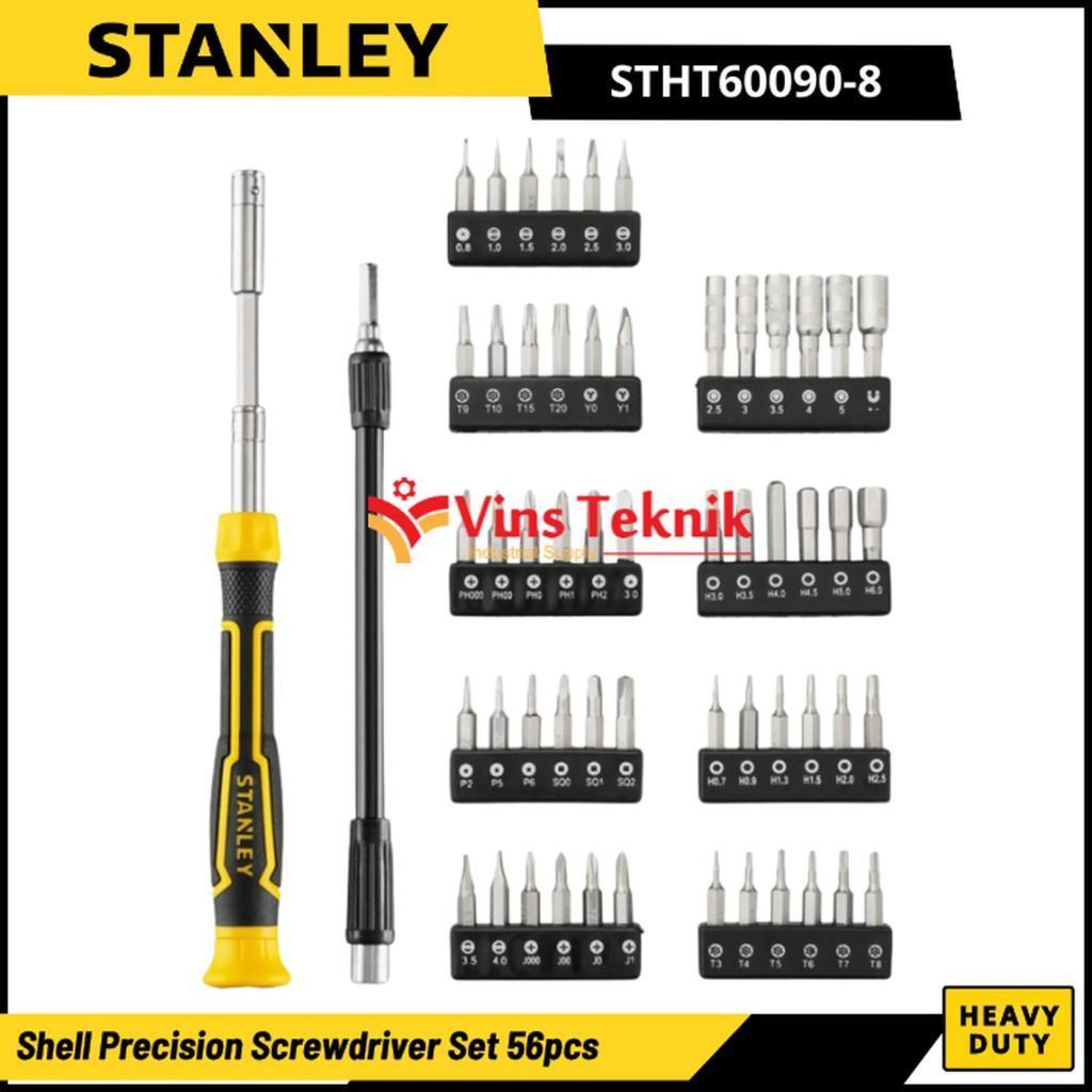 STANLEY STHT60090-8 Obeng Set 56pcs Screwdriver Set Mata Obeng Set