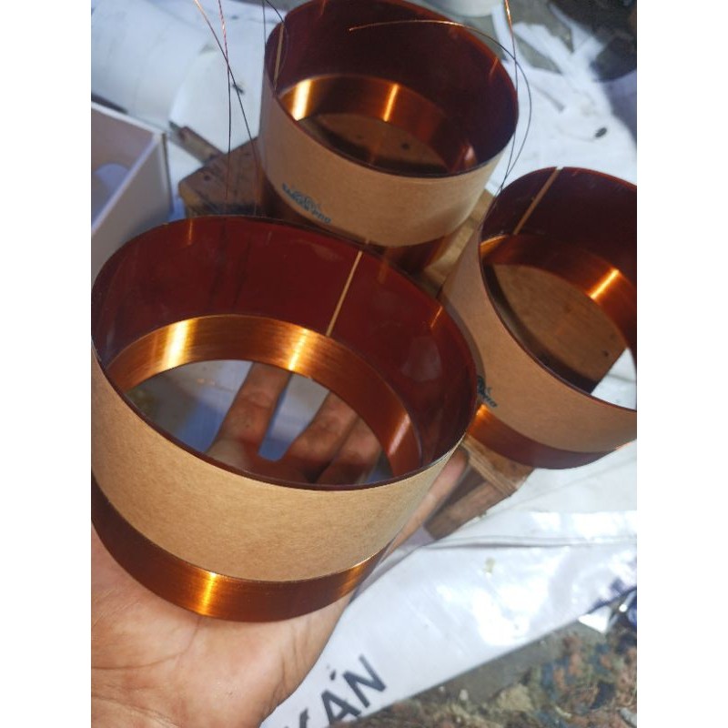 Spul Speaker 100mm In Out Kawat Tembaga Murni