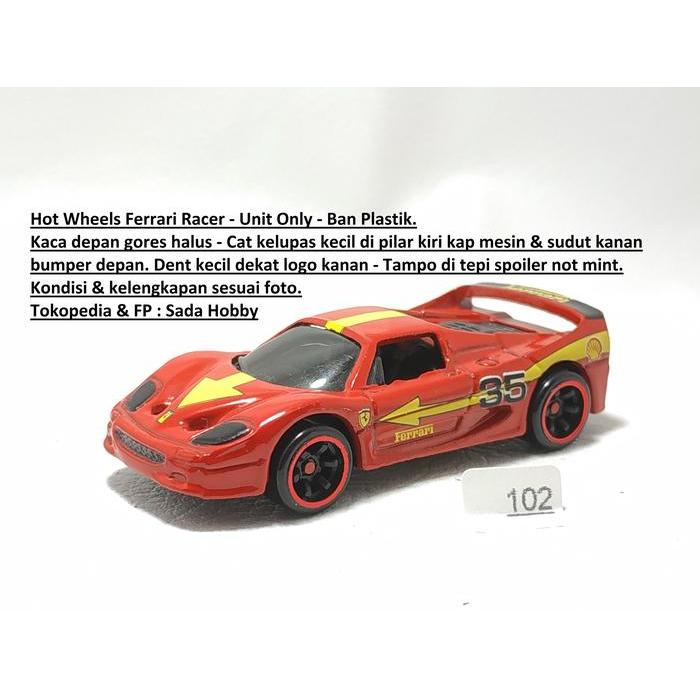 Hot Wheels Hotwheels Ferrari Racer Ferrari F50 Merah Unit Only SBAtoys