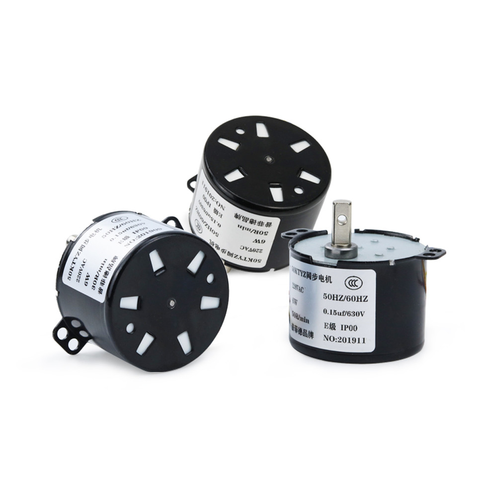 220V AC 6W 50KTYZ Permanent Magnetic Synchronism Gear Motor Speed Reducer 2.5RPM 5RPM 15RPM 20RPM 30