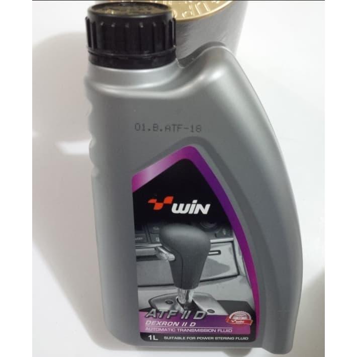 Oli Transmisi Matic / Oli Power Steering Merk WIN ATF II D Botol 1 Lt bermutu