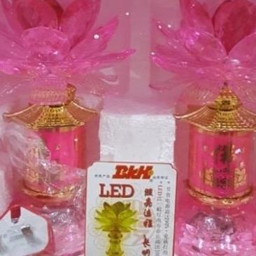 Lampu Sembahyang / lampu Puja Teratai Led