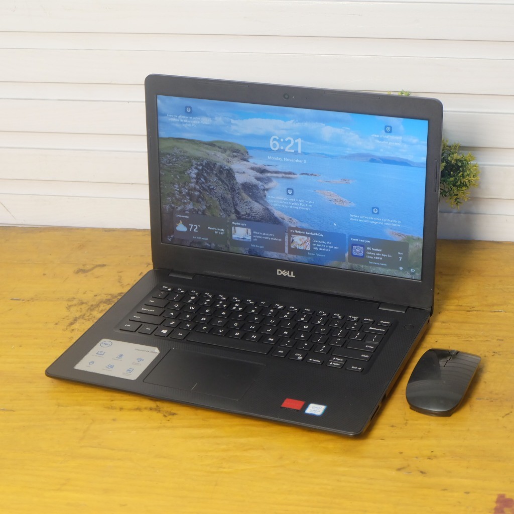 DUAL GRAFIS Laptop DELL Inspiron 3480 Core i5 gen 8 ram 8 sudah ssd - Laptop Murah - Laptop bekas - 