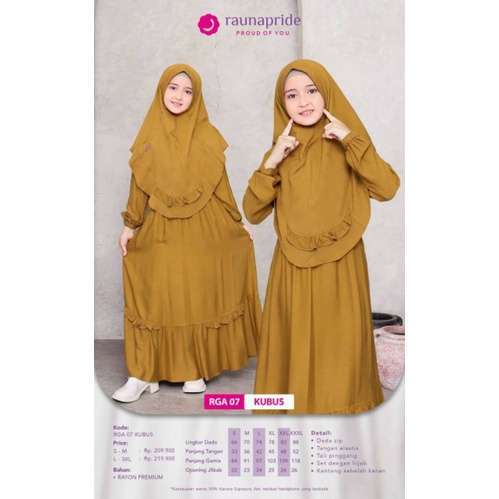 RAUNA GAMIS ANAK RGA 07 KUBUS