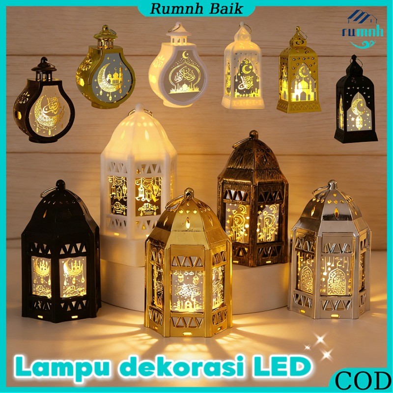 Haute57 Lampu Lentera Led Untuk Dekorasi Idul / Lampu Suasana Kreatif / Lampu Hias Ramadhan / Hiasan