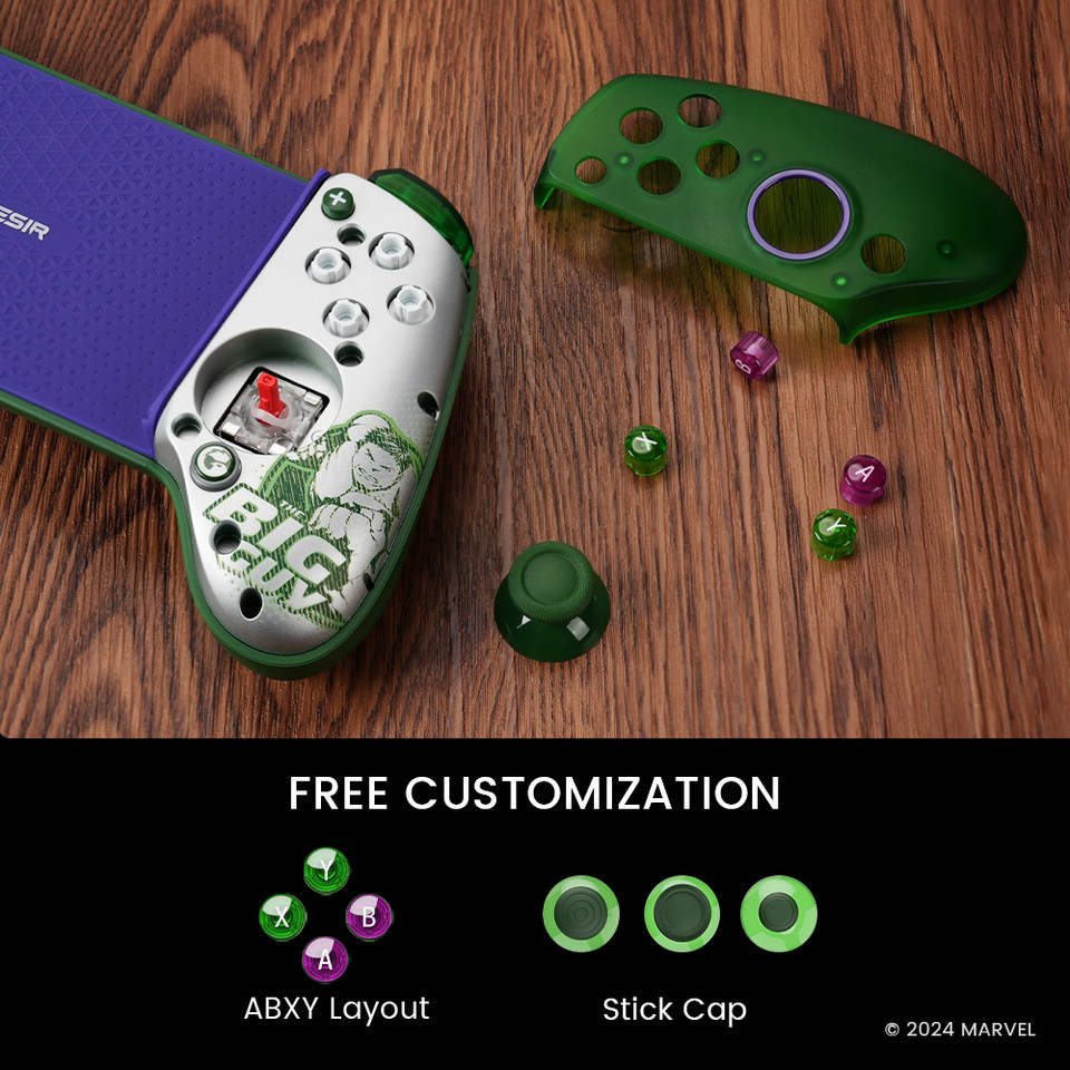 Gamesir G8 Plus G8+ Gamepad Marvel Edition Bluetooth Mobile Gaming Controller with GameSir Hall Effe